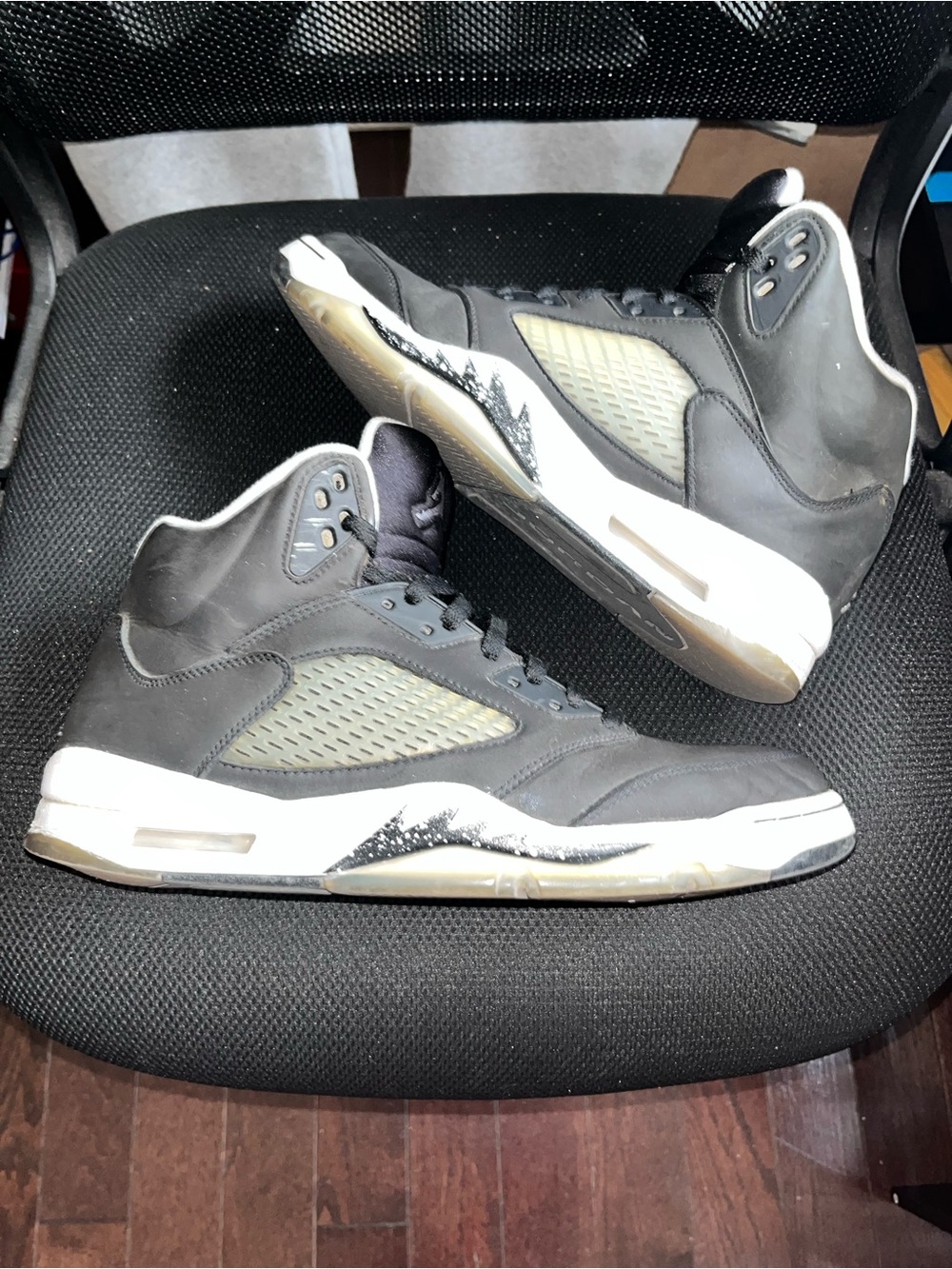Nike Air Jordan 5 Oreo/Moonlight Men’s Size 12 No Box Good Shape Still